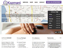 Tablet Screenshot of kazmani.com